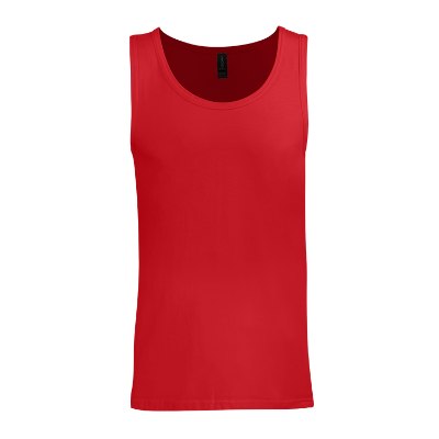 Blank red tank top.