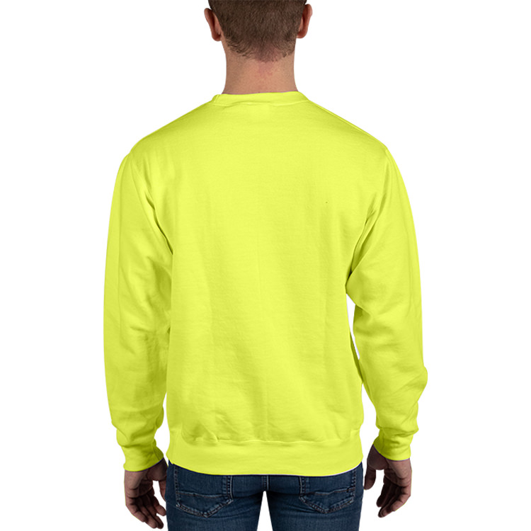 Custom safety crewneck sweatshirt