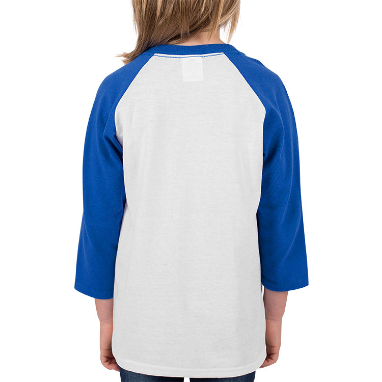 Personalized Youth Blend 3/4-Sleeve Raglan T-Shirt