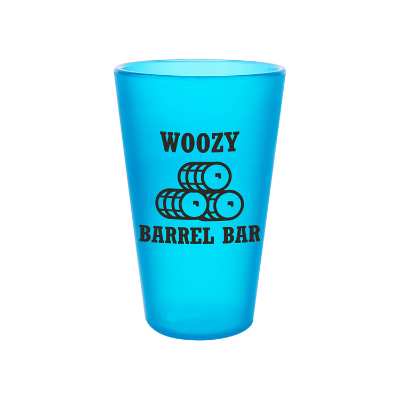 Silicone Cloud Pint Glass with custom imprint.