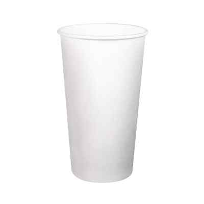White paper cup blank in 20 ounces.