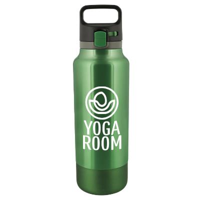 Forage stainless bottle with custom logo.