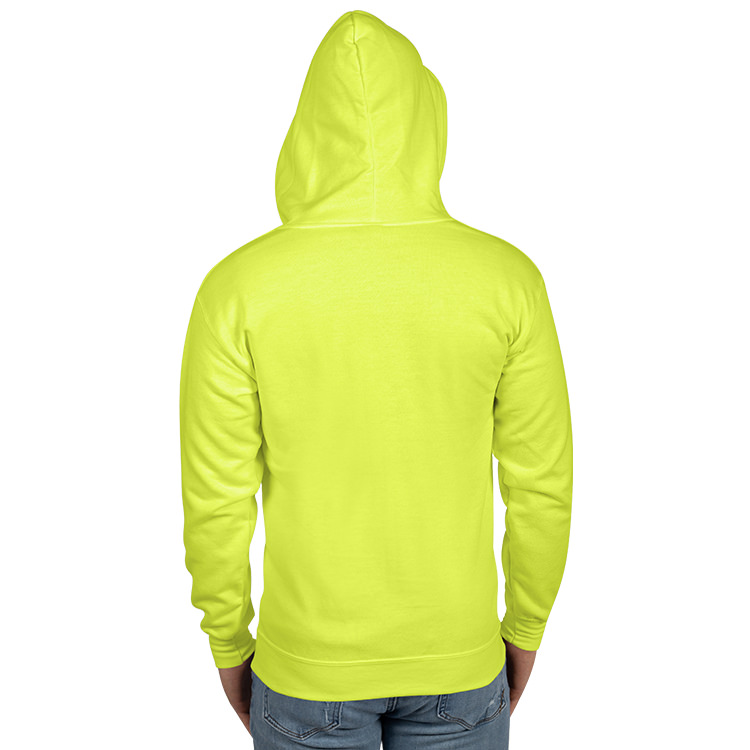 Personalized Safety Colors Heavy Blend Zip-Up Hooded Sweatshirt