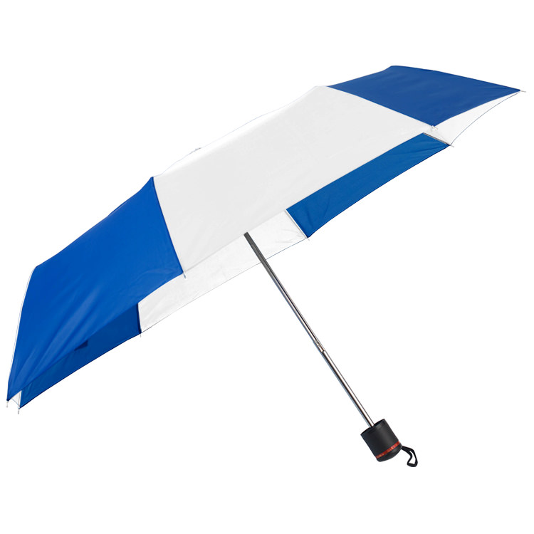 Plastic 43 inch mini folding umbrella.