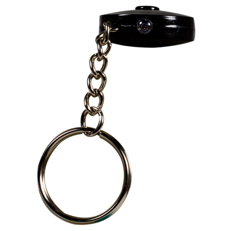 Custom Plastic Lighted Whistle Keychain