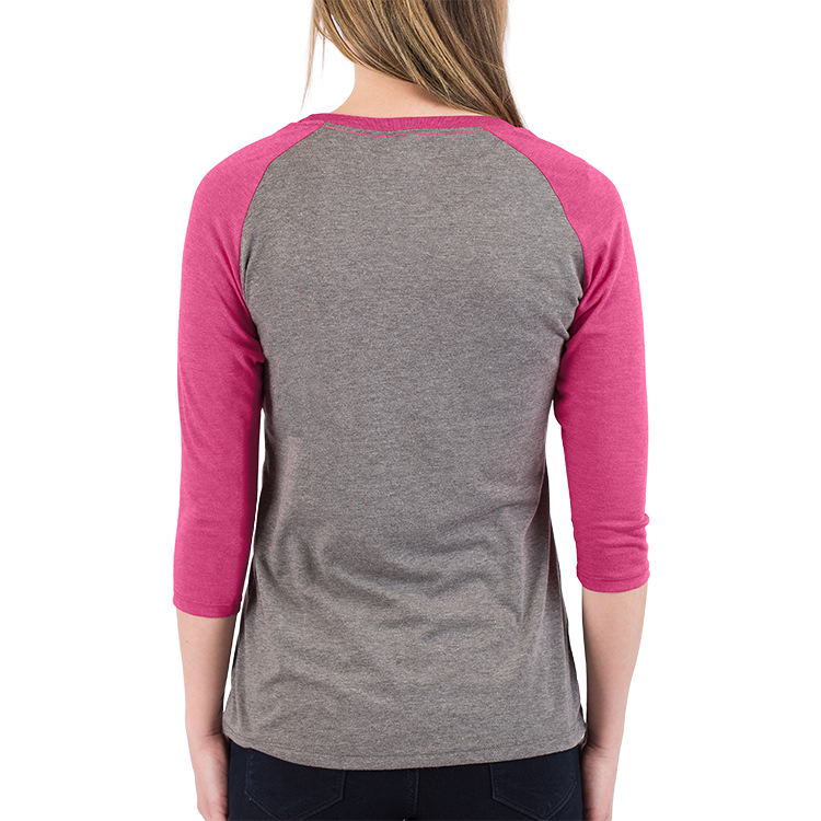Personalized 3/4-Sleeve Tri Raglan T-Shirt