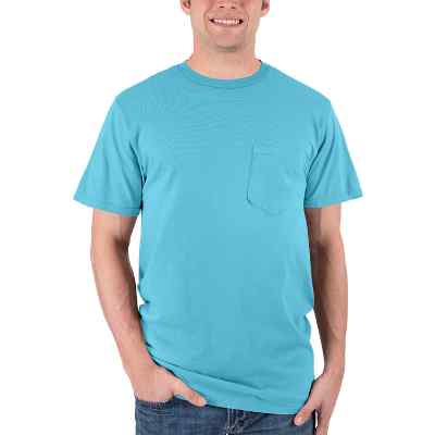 Blank tidal wave dyed pocket t-shirt.