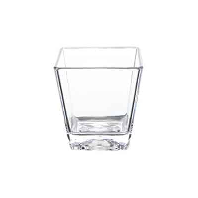 Arcylic clear shot glass blank in 2 ounces.