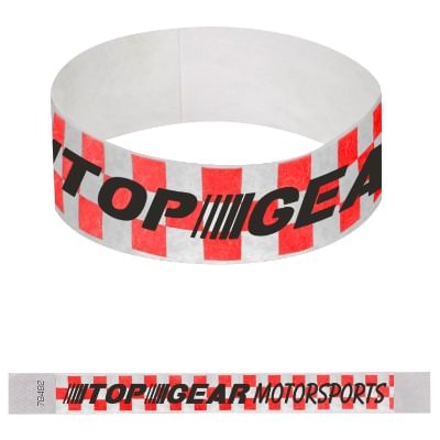 Paper wristband personalized with your logo.