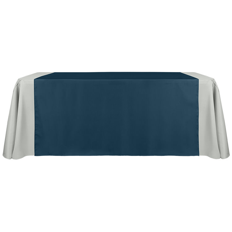 60 inches x 72 inches polyester table runner blank.