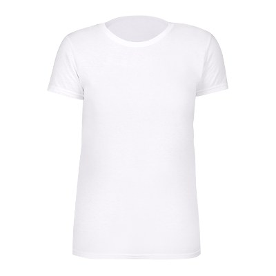 Blank white short sleeve shirt.