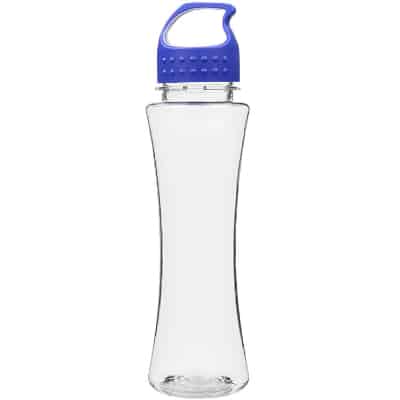 Tritan clear water bottle blank with screw on lid in 17 ounces.