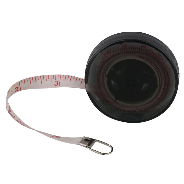 ABS plastic translucent  5 foot round tape measure.