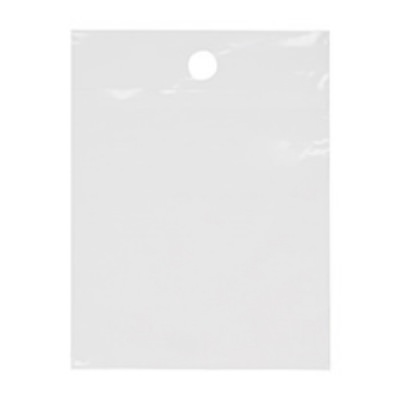 Plastic white litter recyclable bag blank.