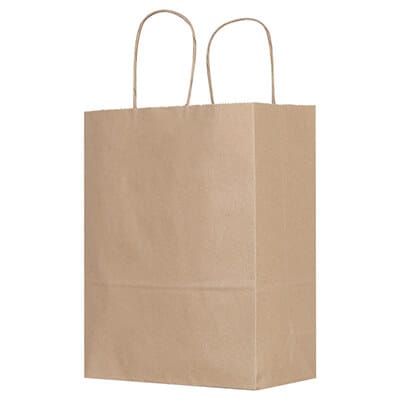 Paper kraft eco danny recyclable bag blank.