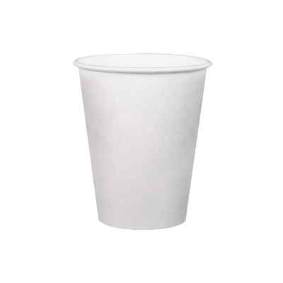 White paper cup blank in 8 ounces.