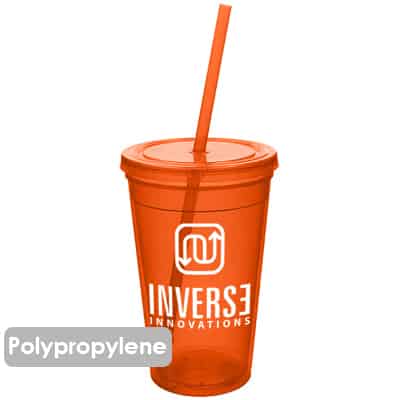 Custom Cups with Lids and Straws - Free Delivery - Totally Promotional