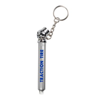 Customized metal tire gauge with your logo.