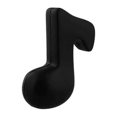 Foam musical note stress reliever blank.
