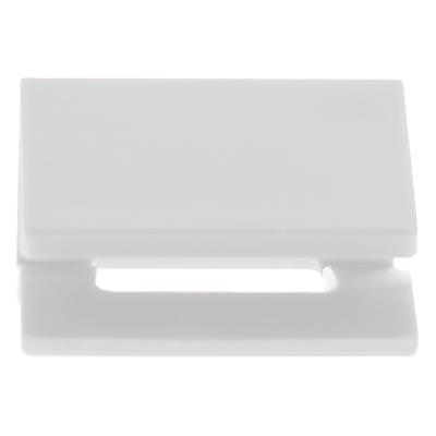 Blank plastic white privacy cover.