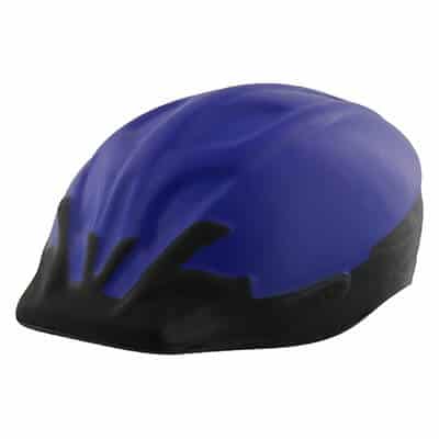 Foam bike helmet stress ball blank.