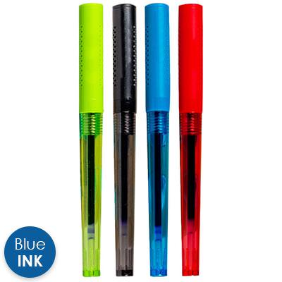 Blank colorful plastic gel pens.