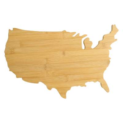 USA natural bamboo cutting board blank.