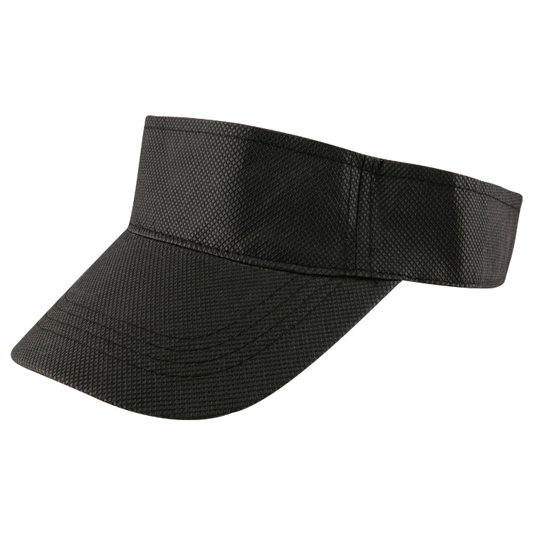 Black imprinted visor.