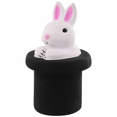 Foam magic rabbit in hat stress reliever blank.