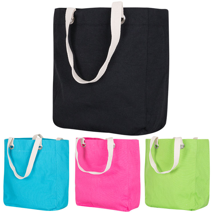 Cotton canvas bold tote blank.