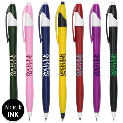 Plastic ink action brights pen.