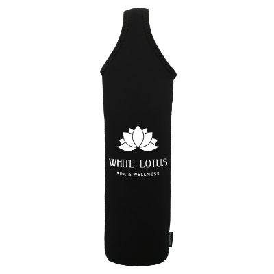 Neoprene Merlot wine bottle Koozie personalized.