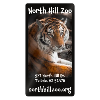 5 x 9-1/2 inch magnet with full color imprint.