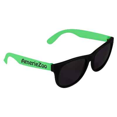 Customized youth rubber sunglasses.