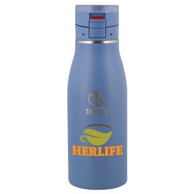Bluestone stainless bottle with full color logo.