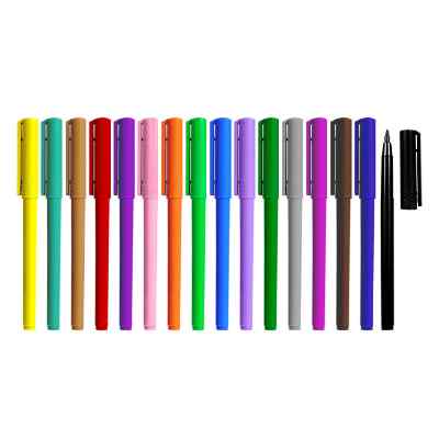 Blank colorful note writers marker.
