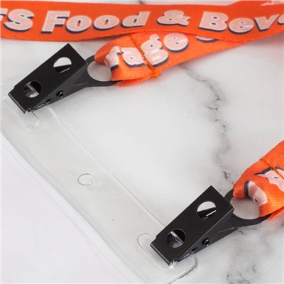 Two Clip Name Tag Lanyards
