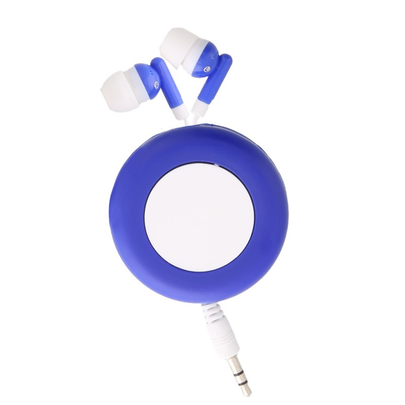 Plastic wind-up earbuds.