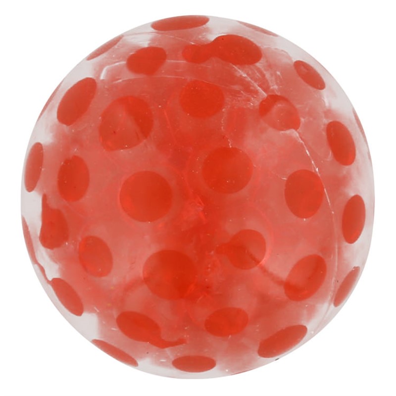 TPR rubber and gel beads stress ball.