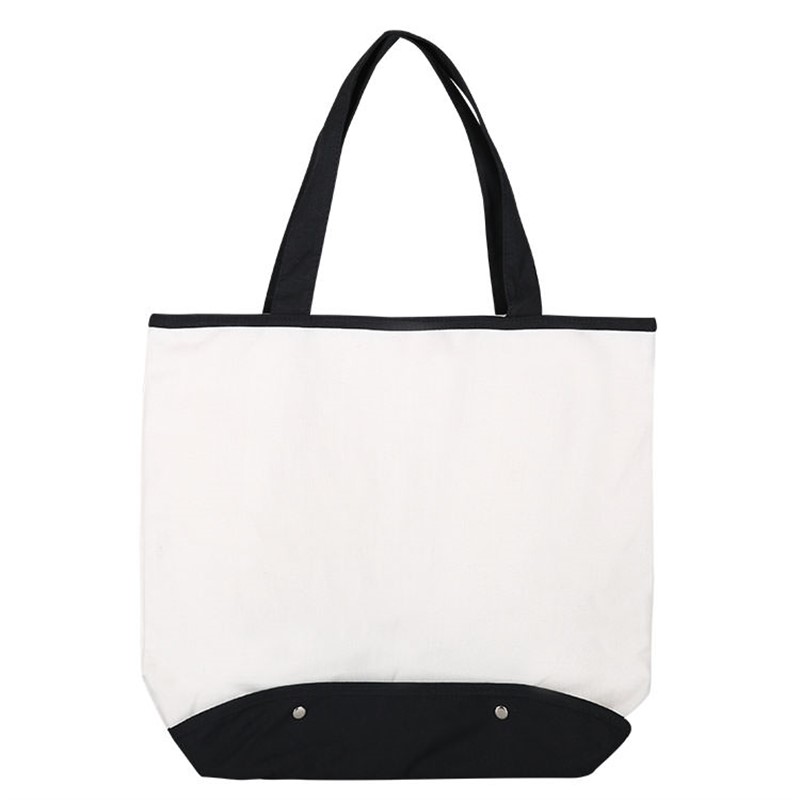 Cotton canvas beach comber tote blank.