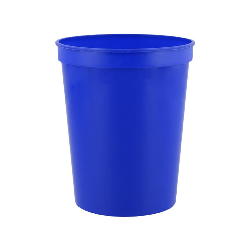 Plastic stadium cup blank in 16 ounces.