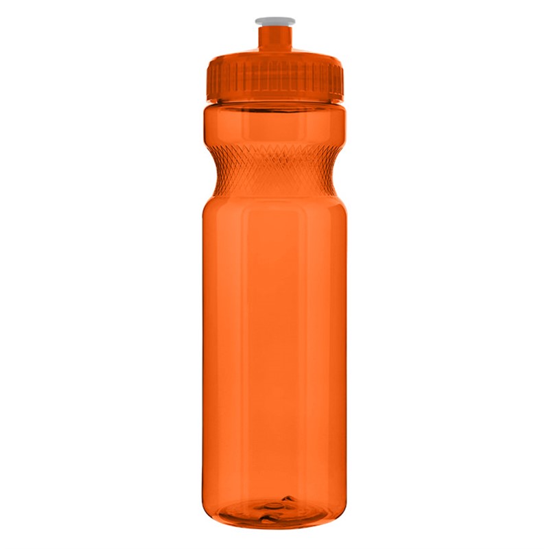 28 oz. Full Color Poly Clear Bottle