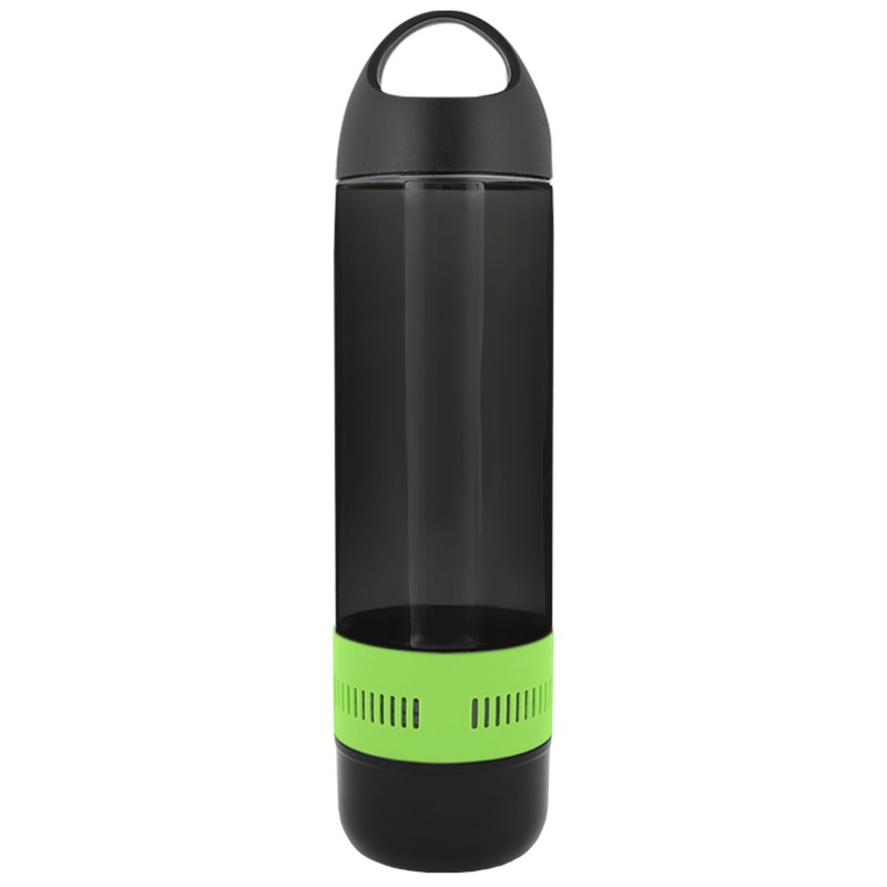 Plastic water bottle with speaker blank in 16 ounces.