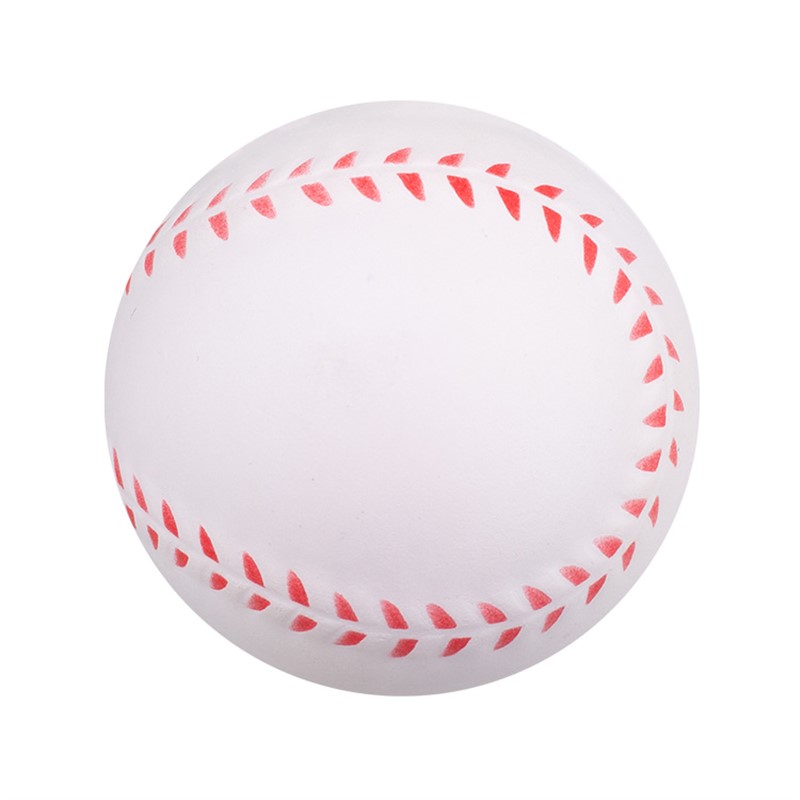 Foam 2.5 inch baseball stress ball.