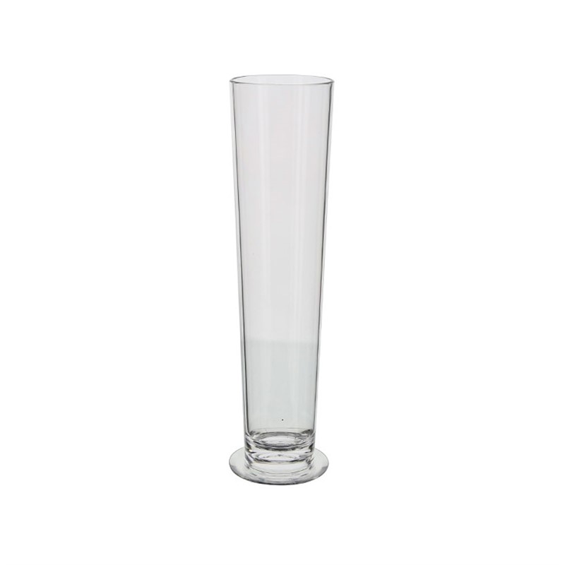 Acrylic clear champagne glass blank in 7 ounces.