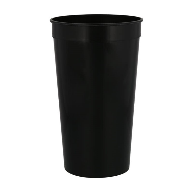 Plastic stadium cup blank in 32 ounces.