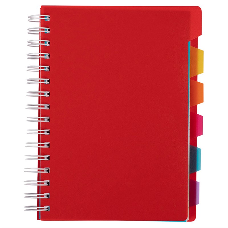 Tabbed Spiral Notebook-Blank