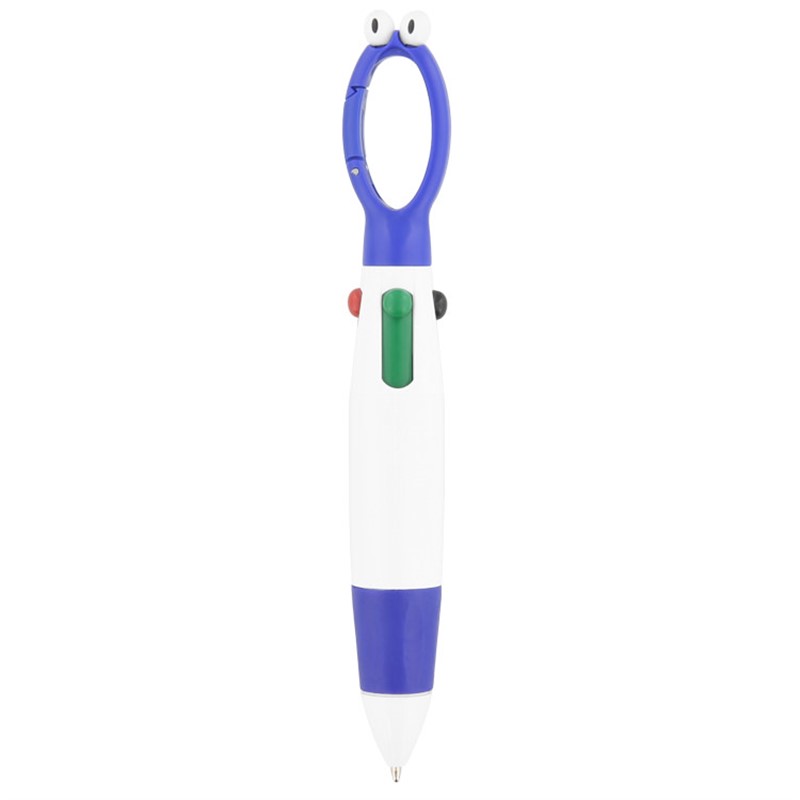 googly eyed carabiner pen