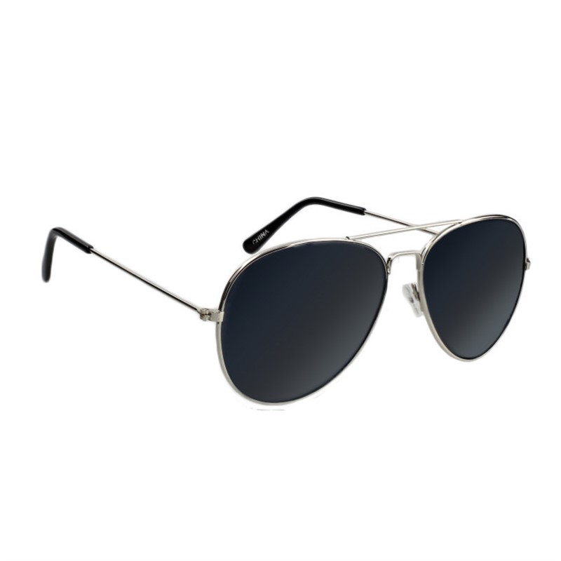 Polycarbonate and metal aviator promotional sunglasses blank.