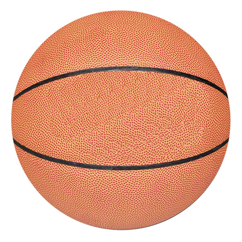 Polyester basketball mouse pad.
